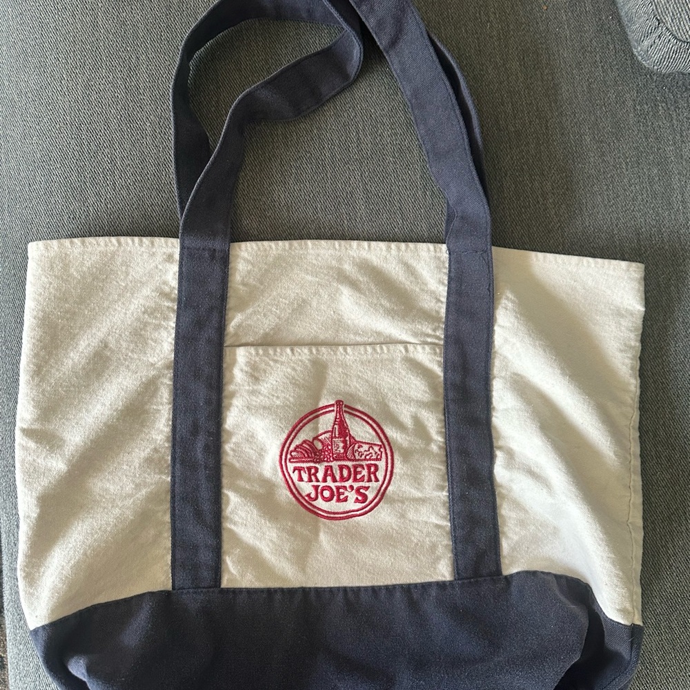 Used Trader Joe's Canvas Tote Bag